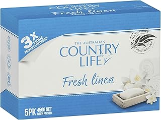 Country Life Linen Bar Soap 5 Pack