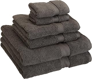 Superior 900 GSM Luxury Bathroom 6-Piece Towel Set, Made of 100% Premium Long-Staple Combed Cotton, 2 Hotel & Spa Quality …