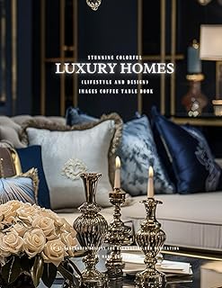 Stunning Colorful Luxury Homes ( Lifestyle and Design ) Images Coffee Table Book: 40 AI-Generated Designs for Relaxation a...
