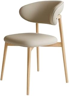 XINCHANG Dining Chair,Modern Upholstered Dining Chair with Curved Backrest,Minimalist Light Luxury Designer Fabric Chair (…